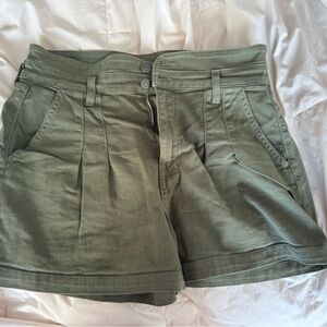 Veronica Beard Sage Green Women's Cargo Shorts